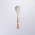 Colorful Bamboo Fiber Baby Ate Spoon